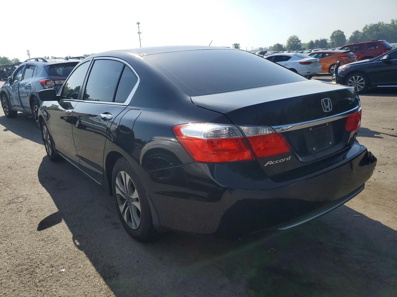 2015 Honda Accord Lx Черный vin: 1HGCR2F37FA265759