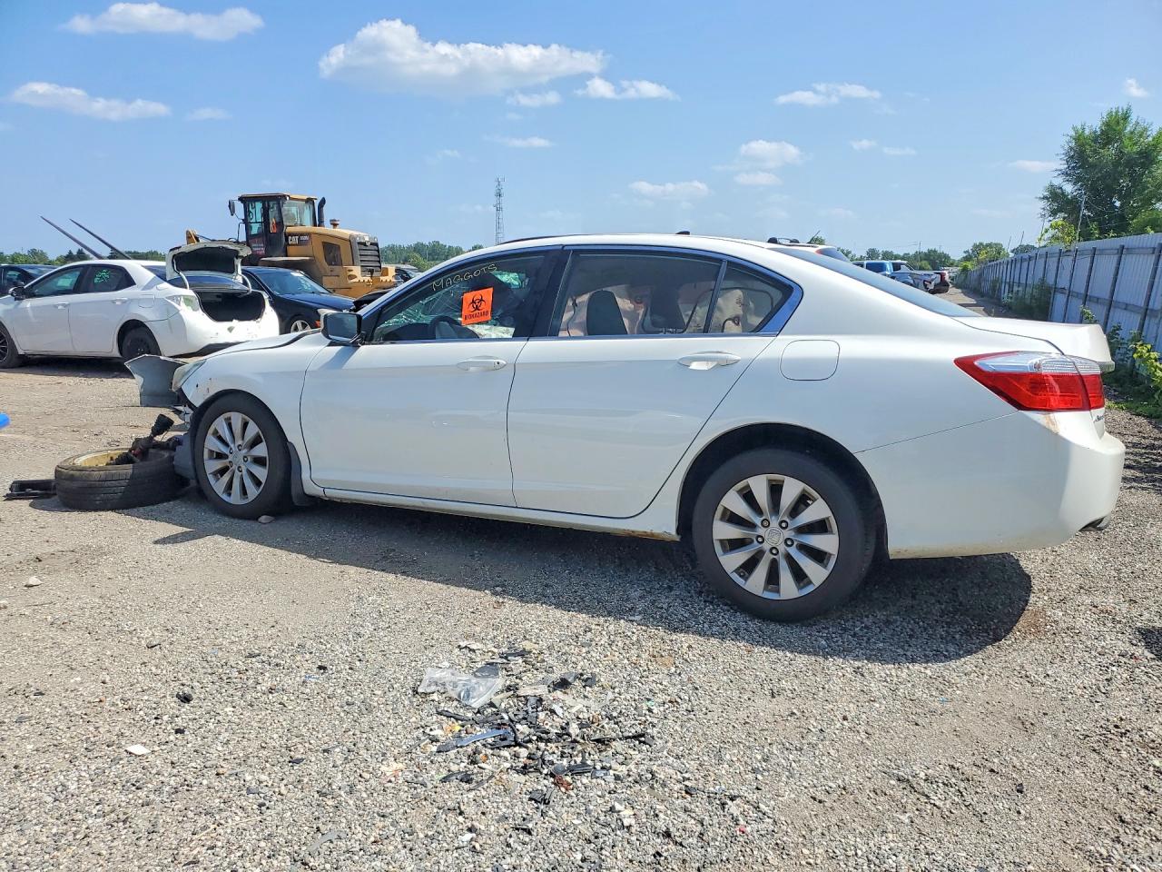 2015 Honda Accord Lx White vin: 1HGCR2F37FA810715