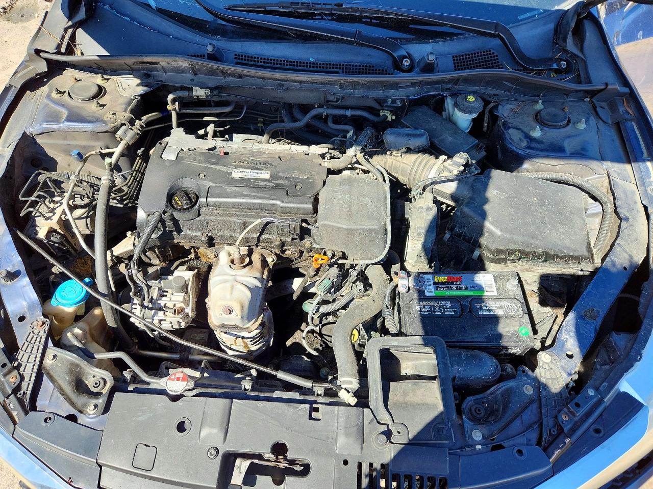 2016 Honda Accord Lx Blue vin: 1HGCR2F37GA050321