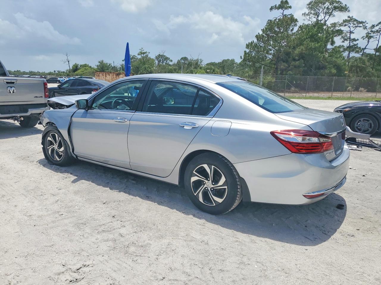 2016 Honda Accord Lx Silver vin: 1HGCR2F37GA070116