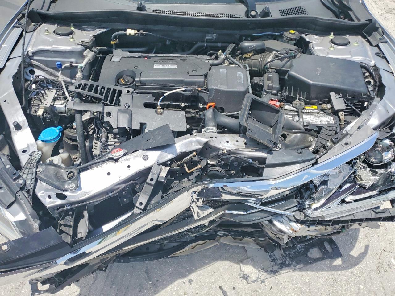 2016 Honda Accord Lx Silver vin: 1HGCR2F37GA070116