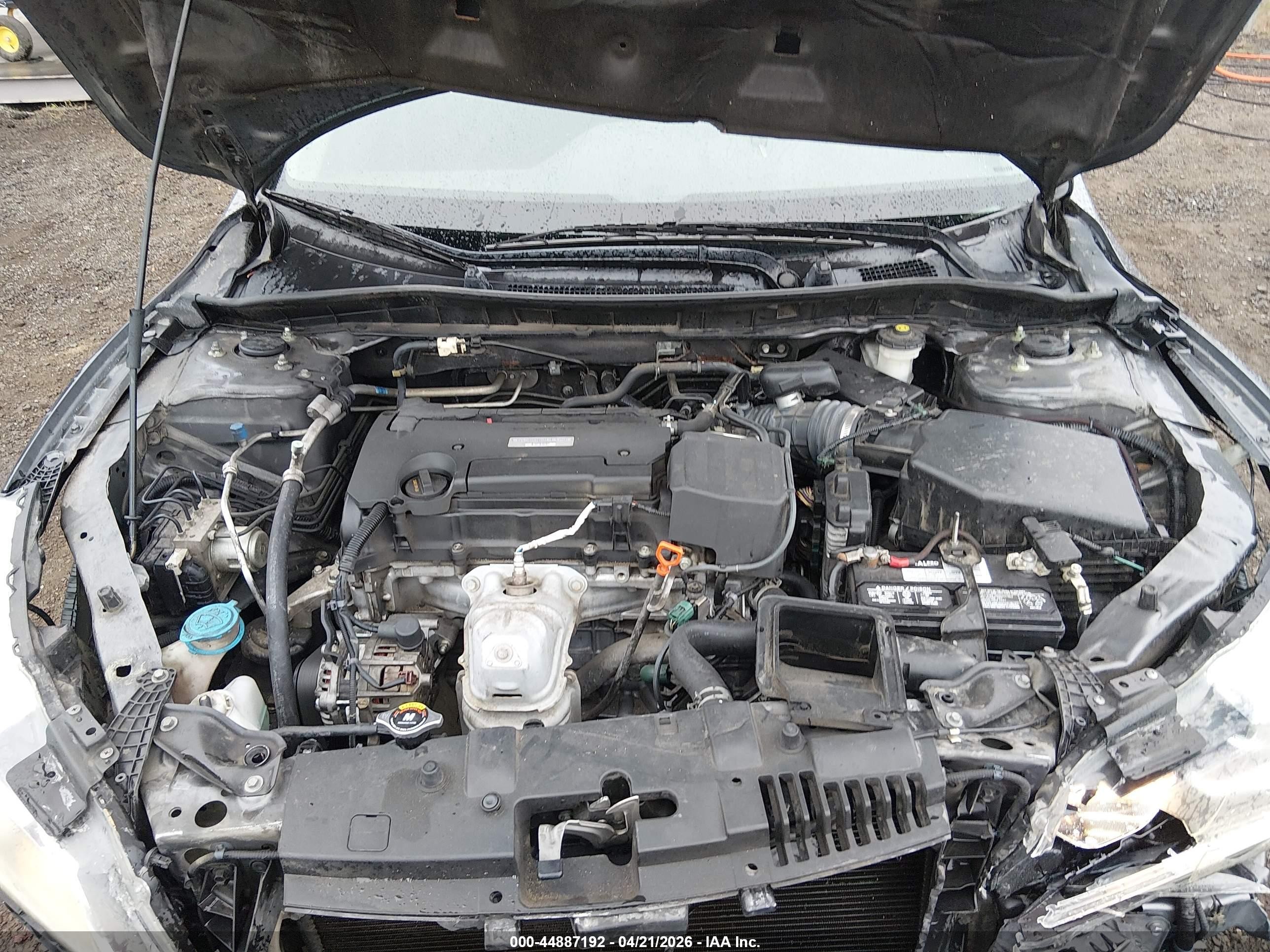 2016 Honda Accord Lx Серый vin: 1HGCR2F37GA208494