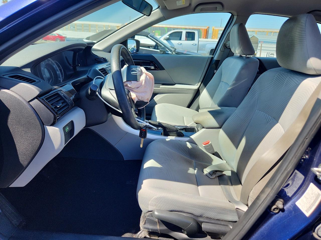2016 Honda Accord Lx Blue vin: 1HGCR2F37GA229314