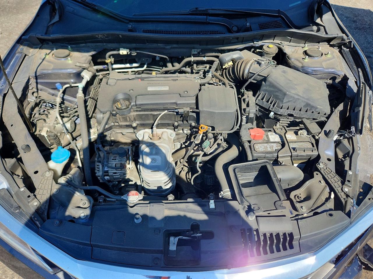 2016 Honda Accord Lx Blue vin: 1HGCR2F37GA229314