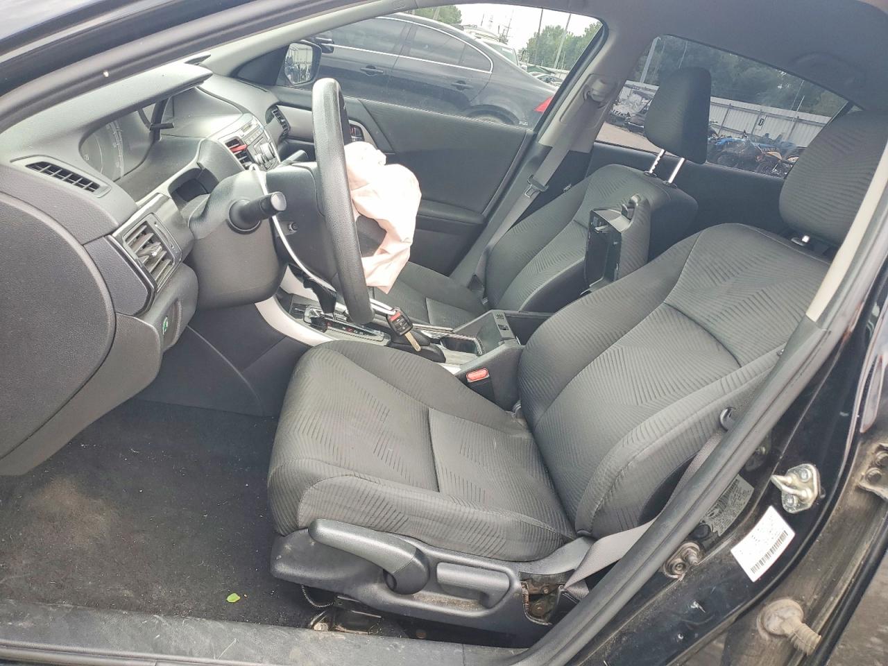 2017 Honda Accord Lx Black vin: 1HGCR2F37HA120465