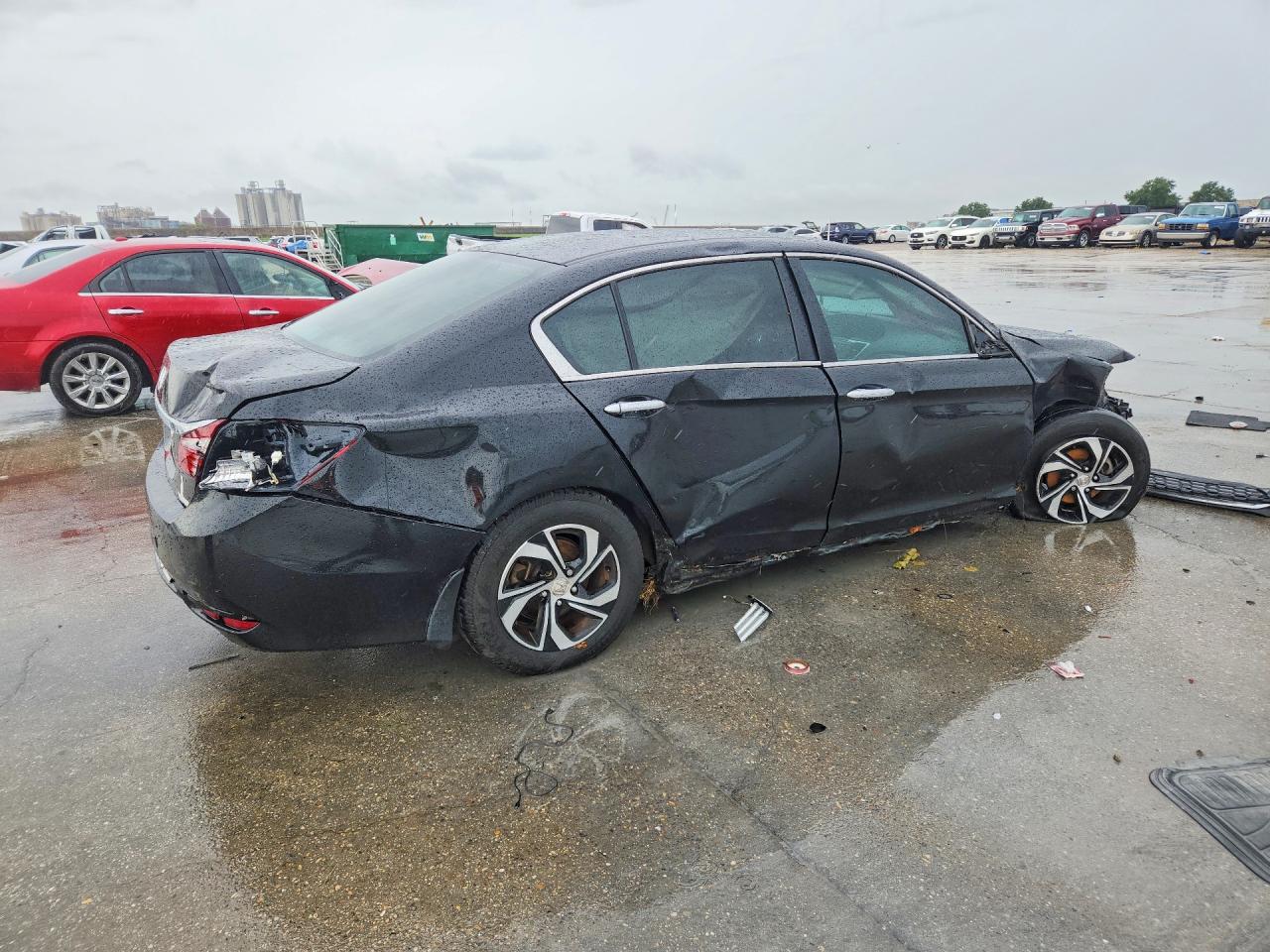 2017 Honda Accord Lx Черный vin: 1HGCR2F37HA262055