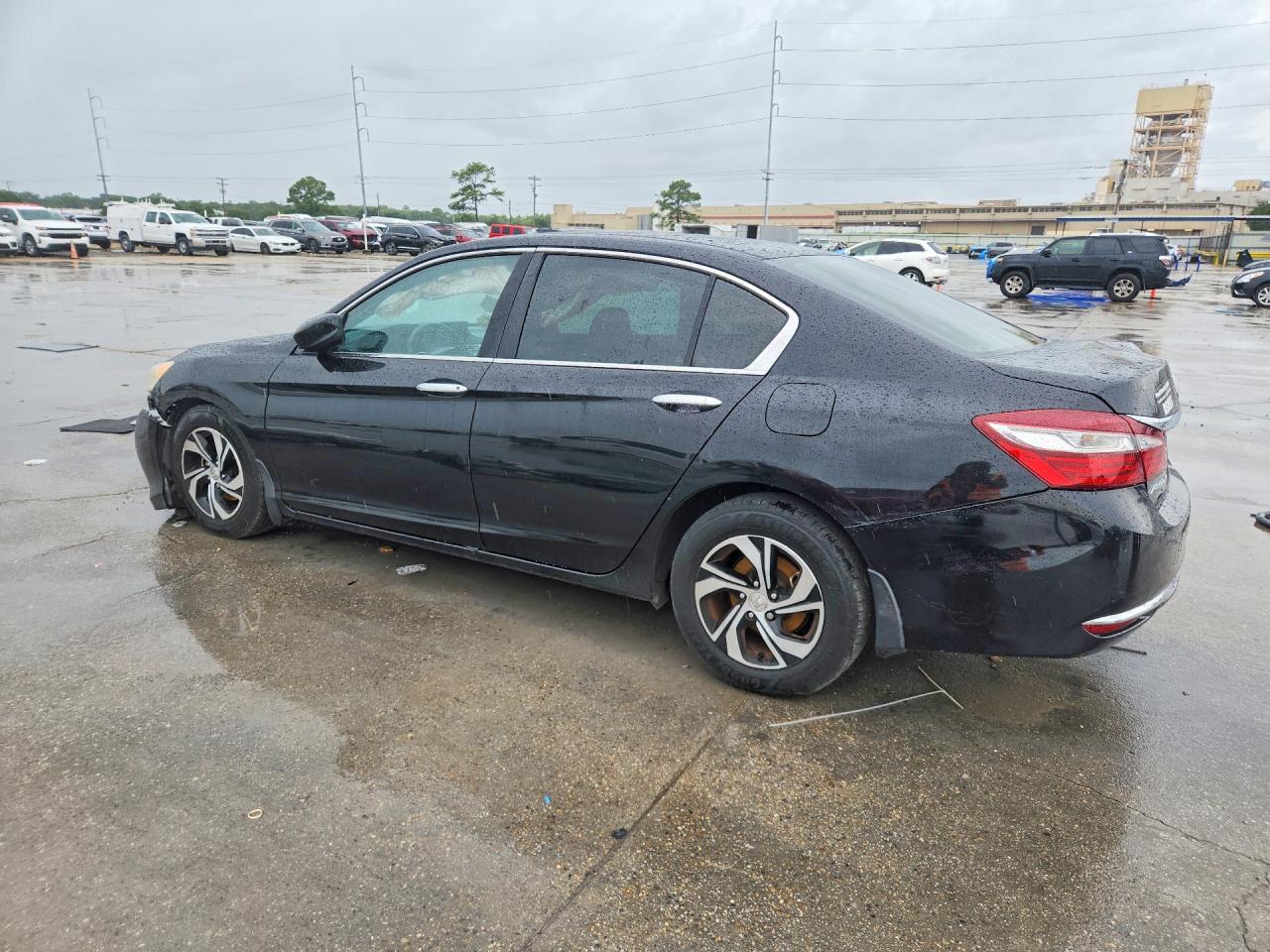 2017 Honda Accord Lx Черный vin: 1HGCR2F37HA262055