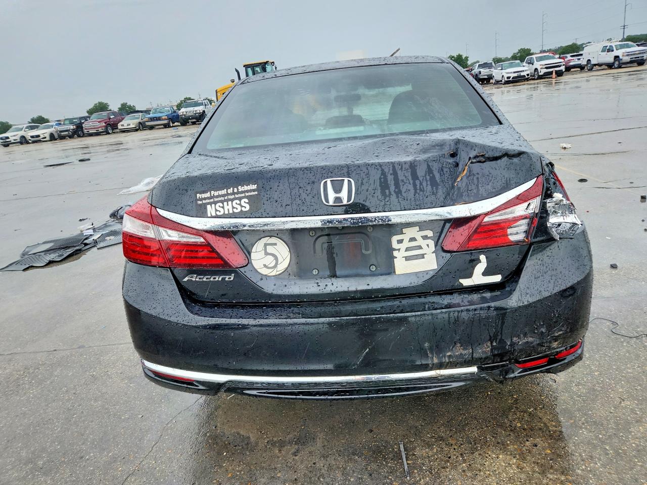 2017 Honda Accord Lx Черный vin: 1HGCR2F37HA262055