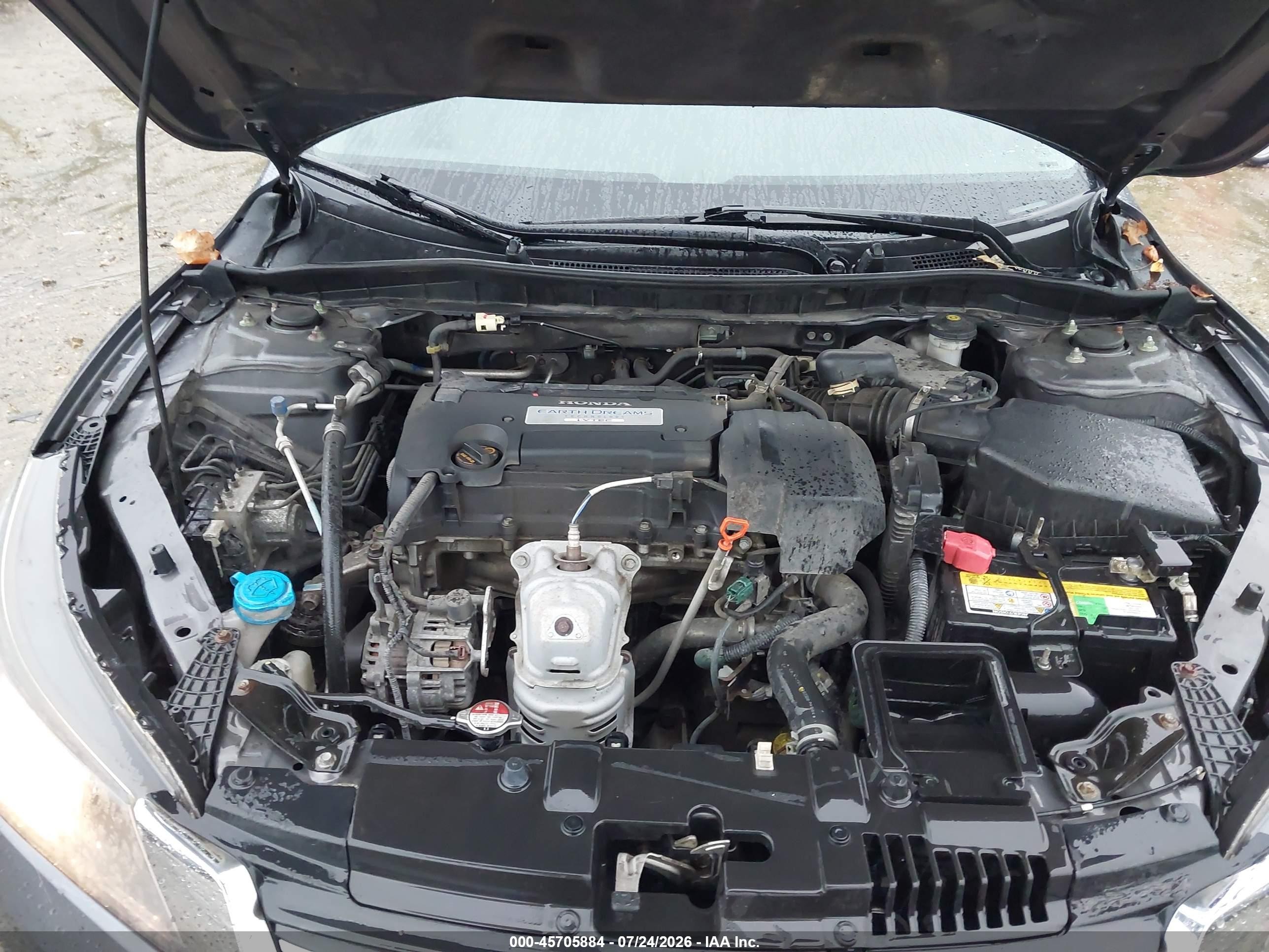 2013 Honda Accord Lx Серый vin: 1HGCR2F38DA002130