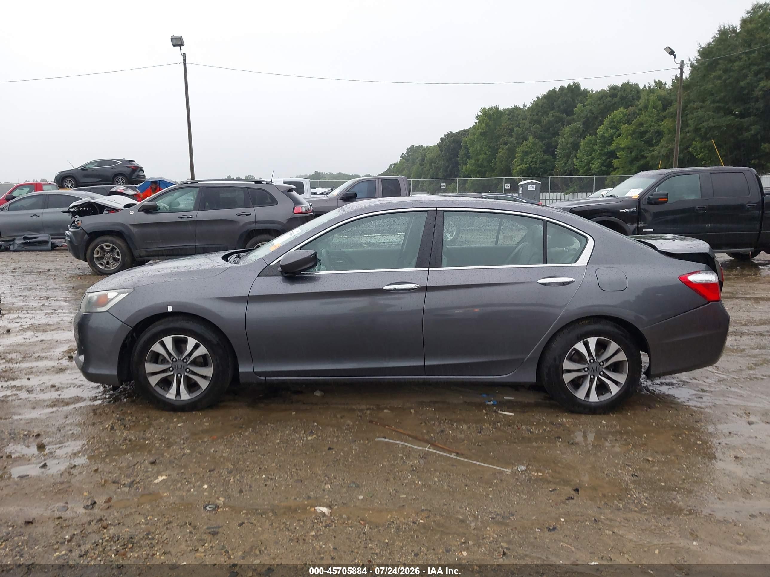 2013 Honda Accord Lx Серый vin: 1HGCR2F38DA002130