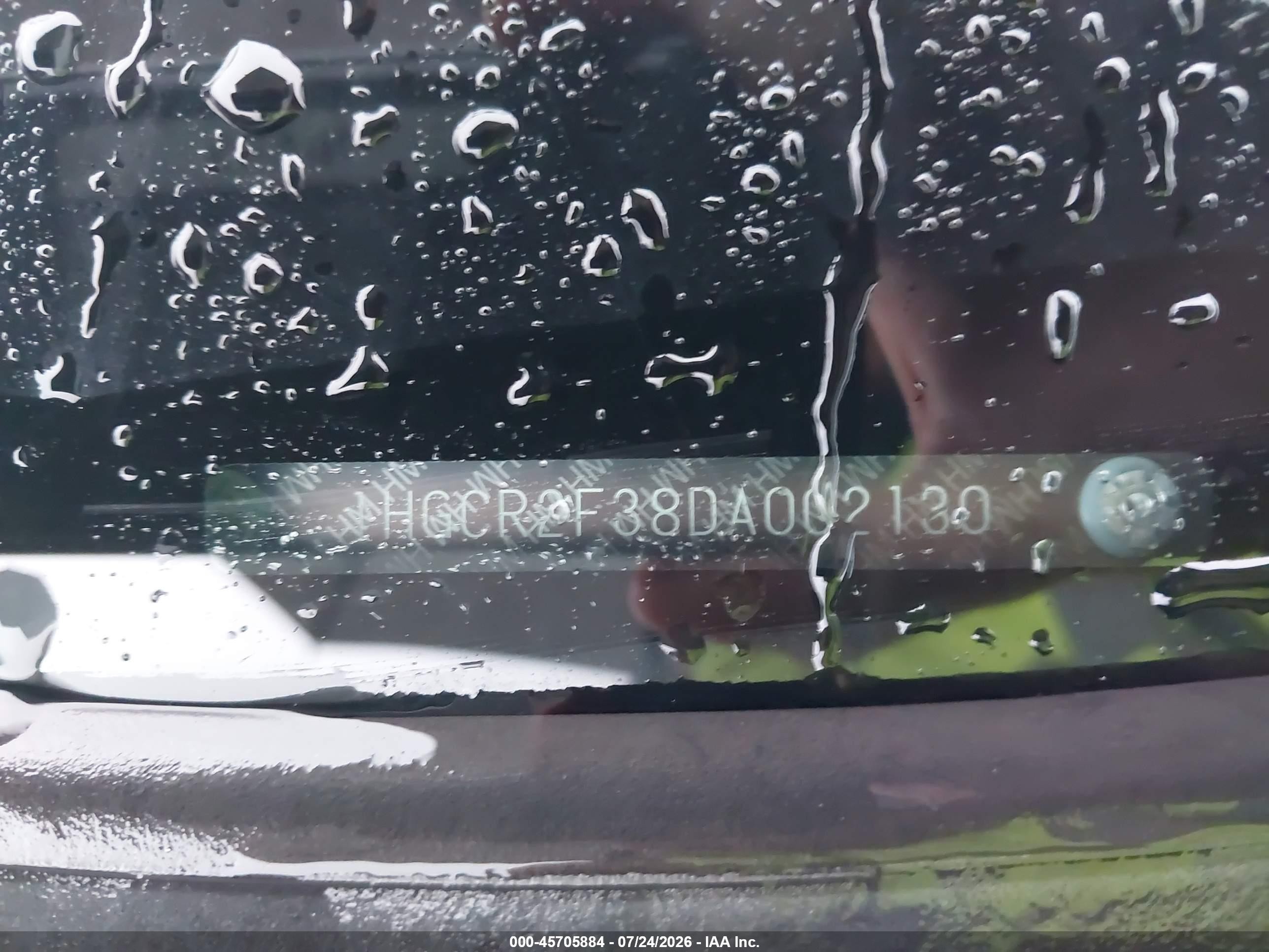2013 Honda Accord Lx Серый vin: 1HGCR2F38DA002130