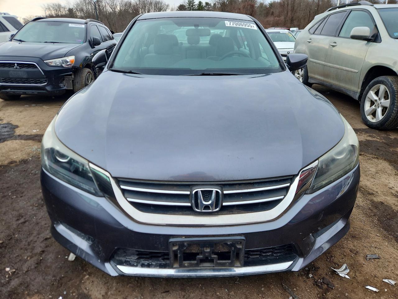 2013 Honda Accord Lx Gray vin: 1HGCR2F38DA005349