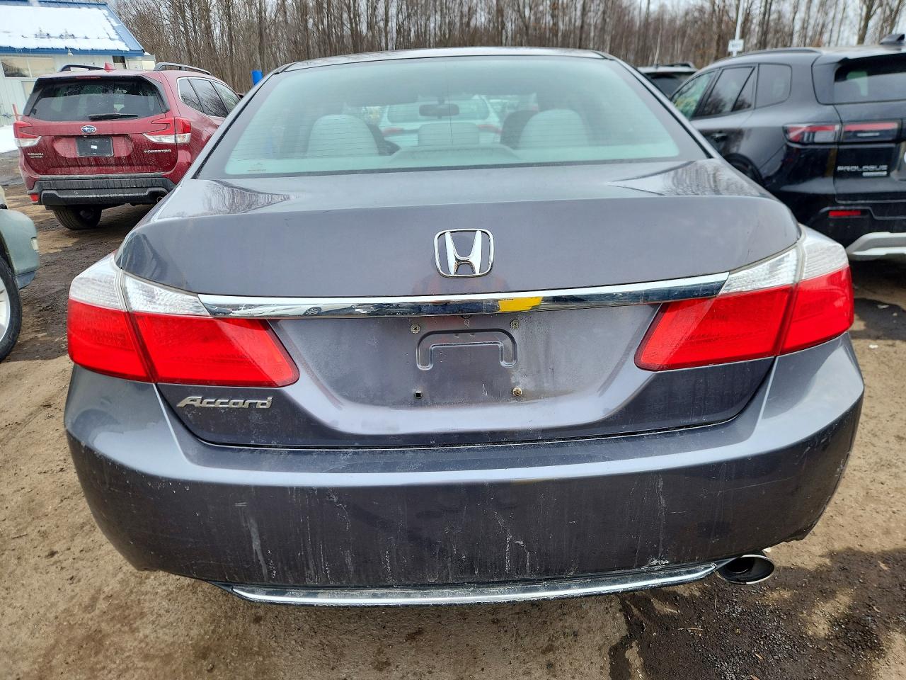 2013 Honda Accord Lx Gray vin: 1HGCR2F38DA005349