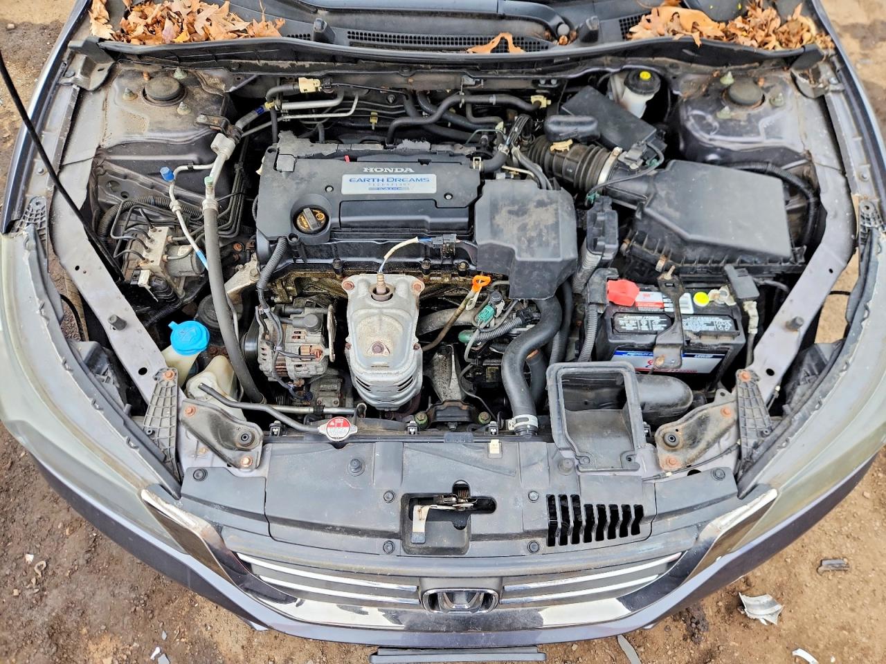 2013 Honda Accord Lx Gray vin: 1HGCR2F38DA005349