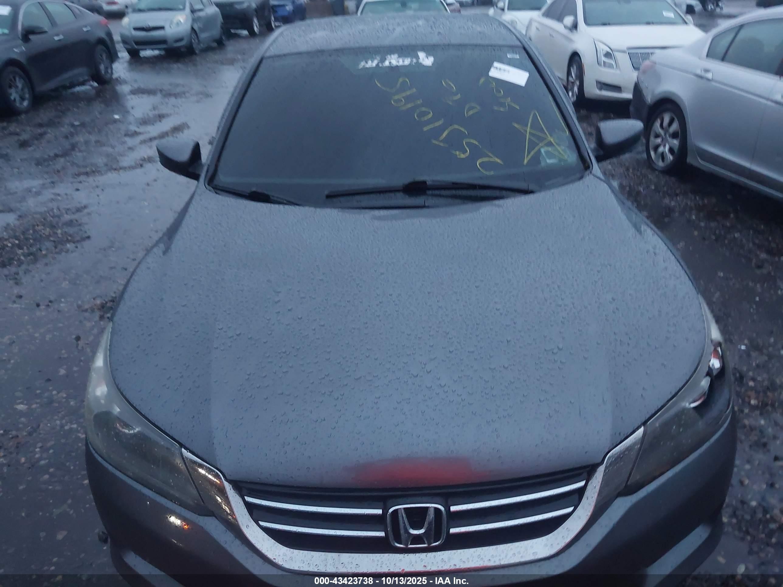 2013 Honda Accord Lx Серый vin: 1HGCR2F38DA005514