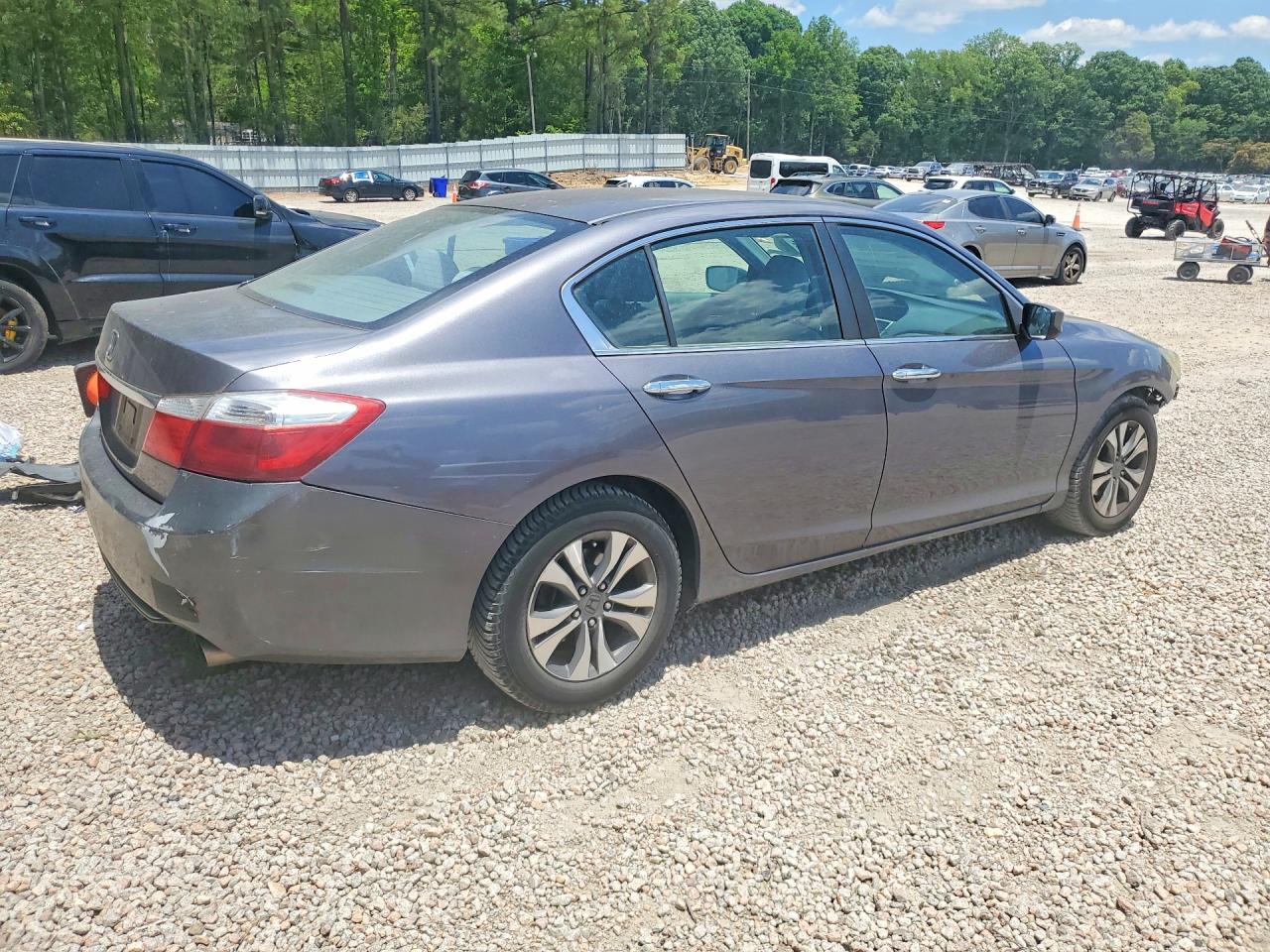 2013 Honda Accord Lx Gray vin: 1HGCR2F38DA022023