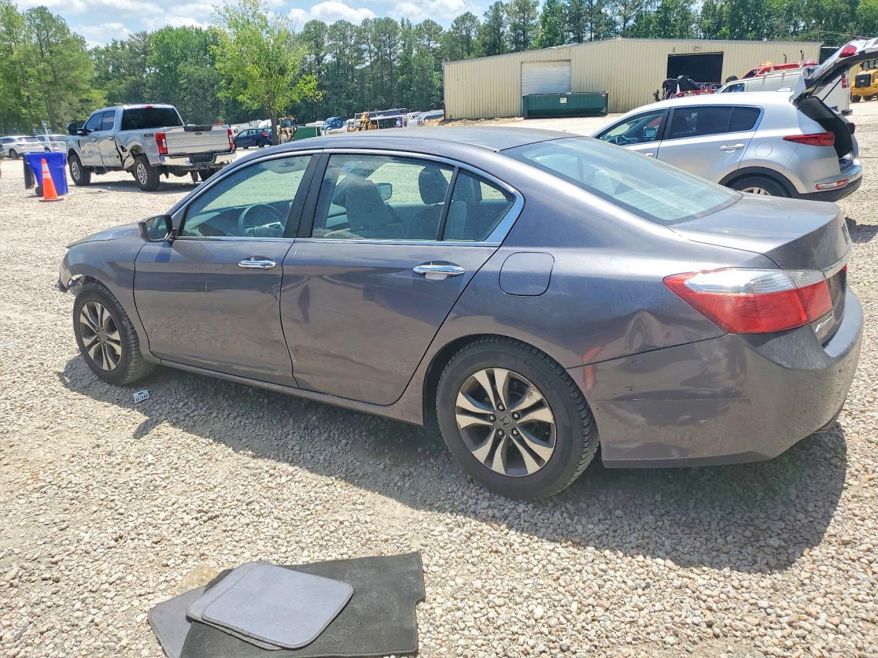 2013 Honda Accord Lx Gray vin: 1HGCR2F38DA022023