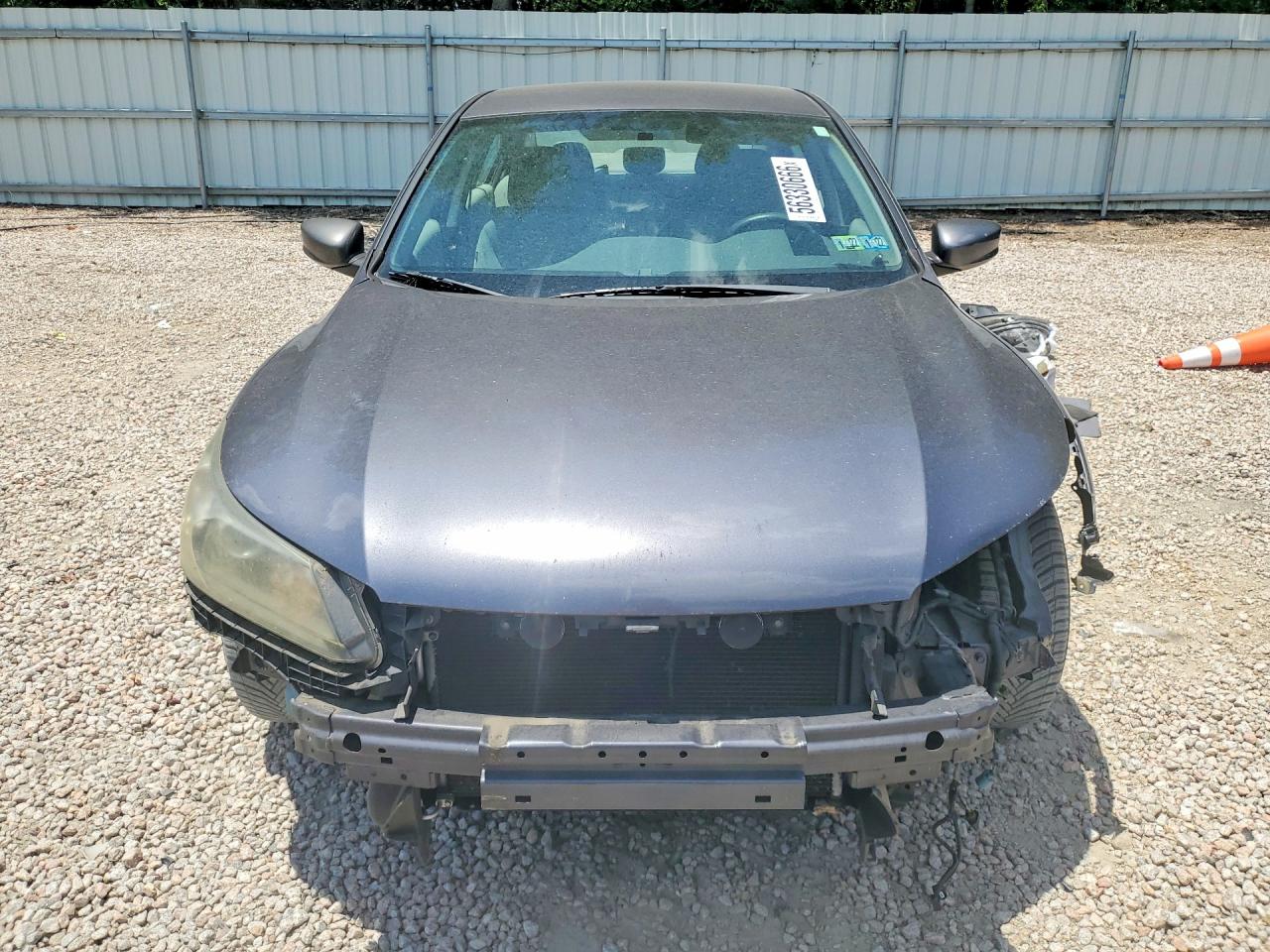 2013 Honda Accord Lx Gray vin: 1HGCR2F38DA022023