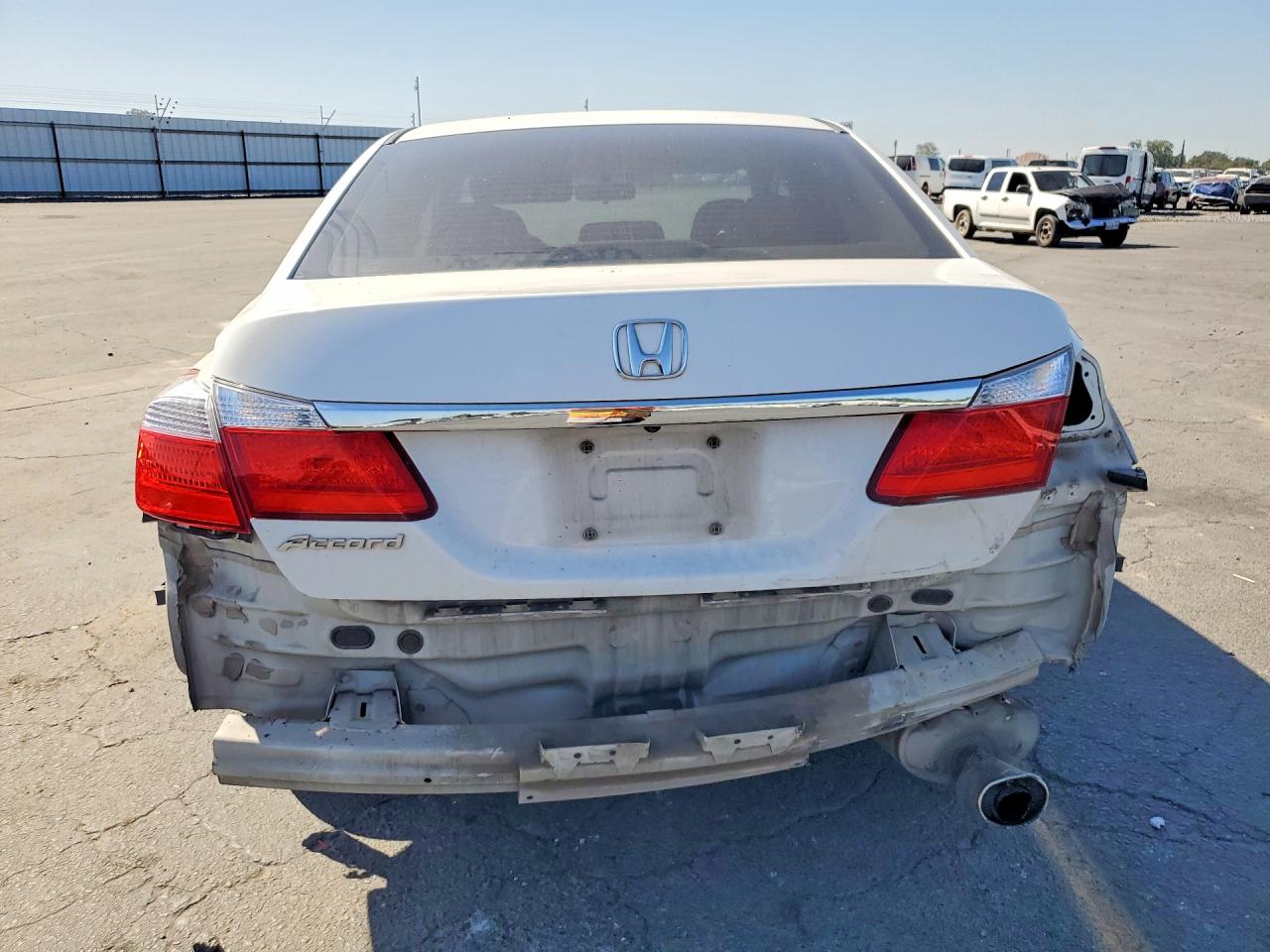 2013 Honda Accord Lx White vin: 1HGCR2F38DA022202