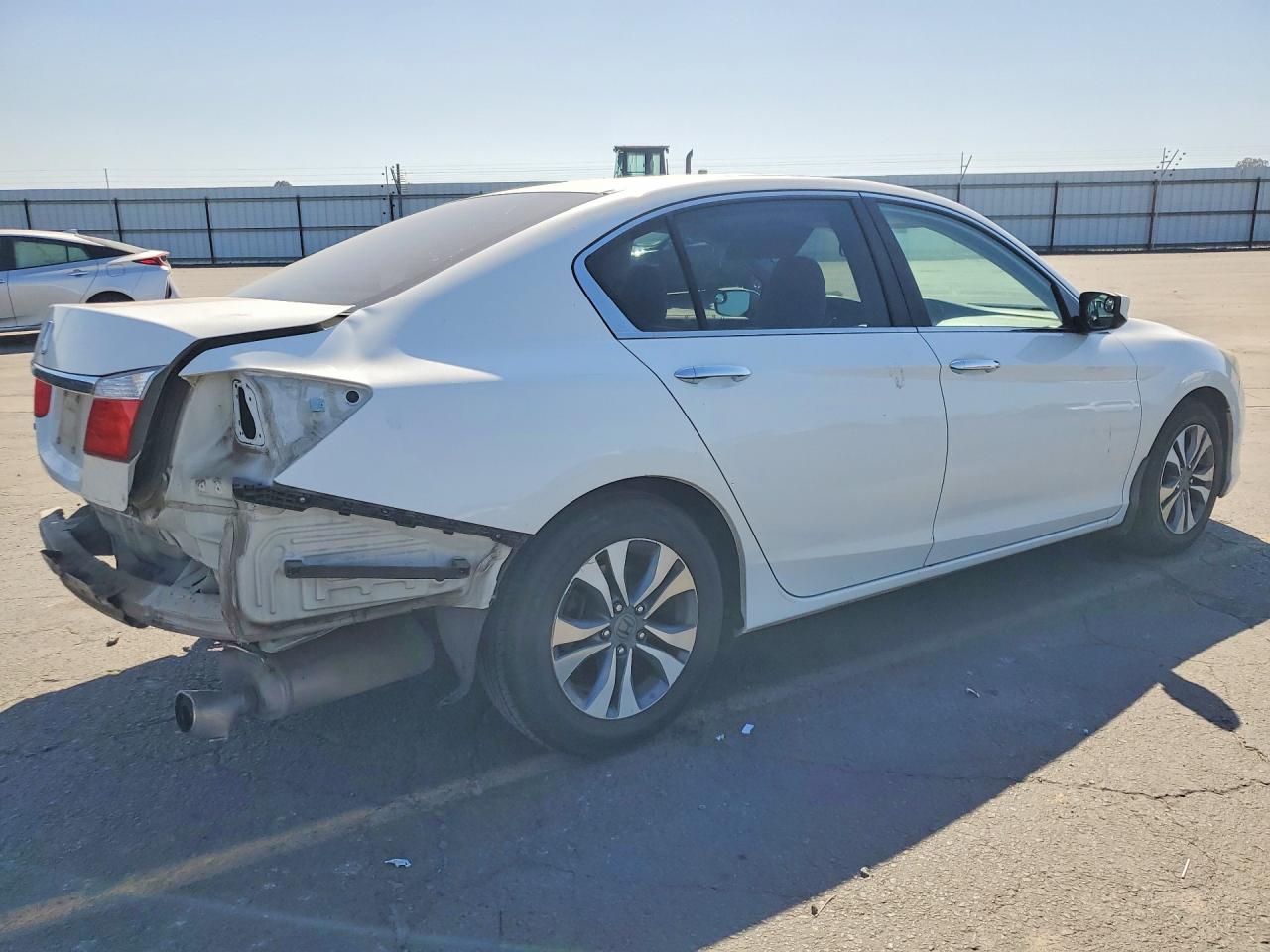 2013 Honda Accord Lx White vin: 1HGCR2F38DA022202
