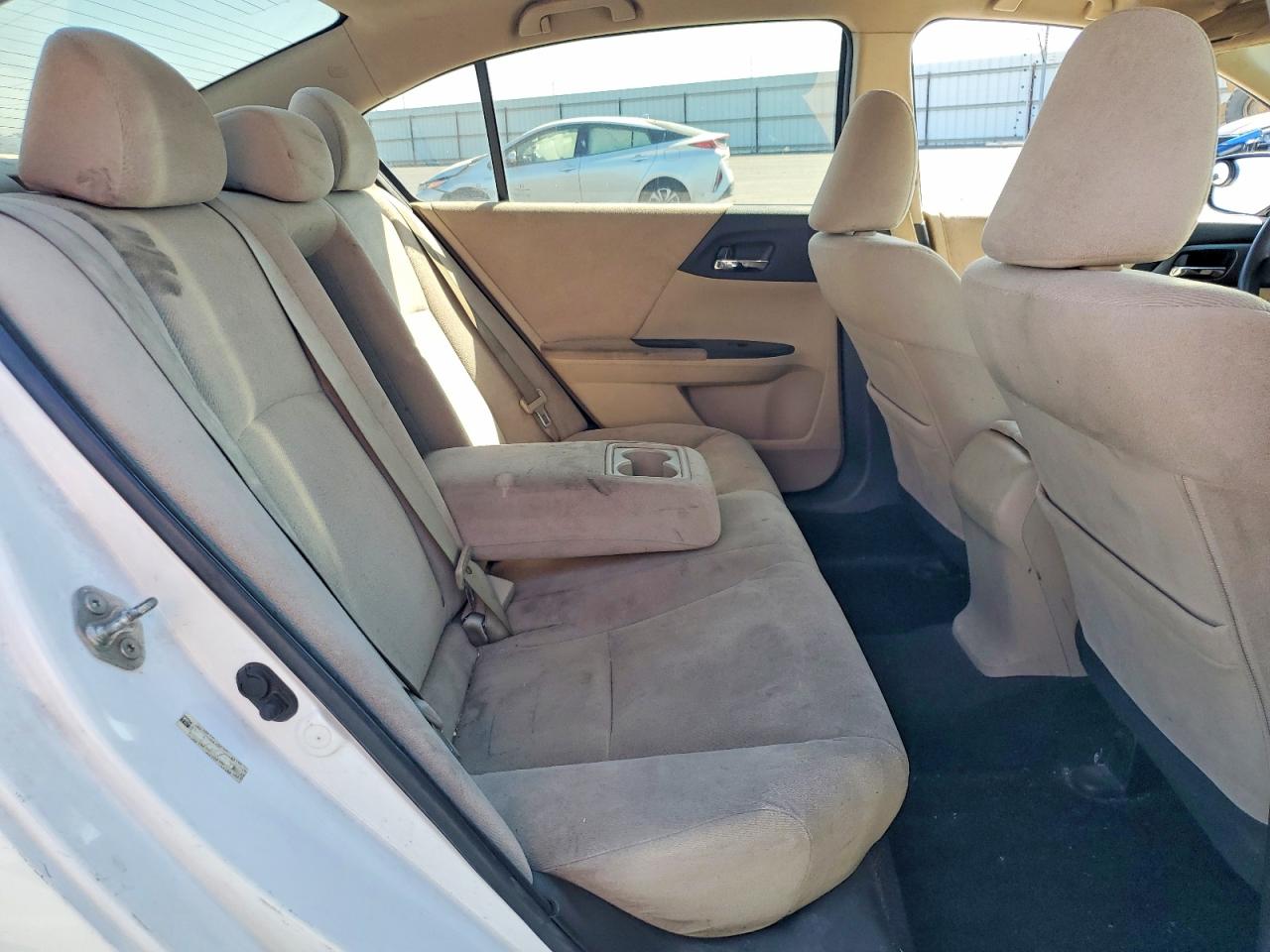 2013 Honda Accord Lx White vin: 1HGCR2F38DA022202