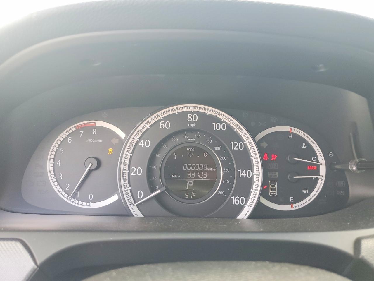 2013 Honda Accord Lx Gray vin: 1HGCR2F38DA024080