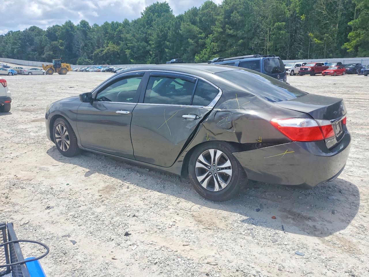 2013 Honda Accord Lx Gray vin: 1HGCR2F38DA024080