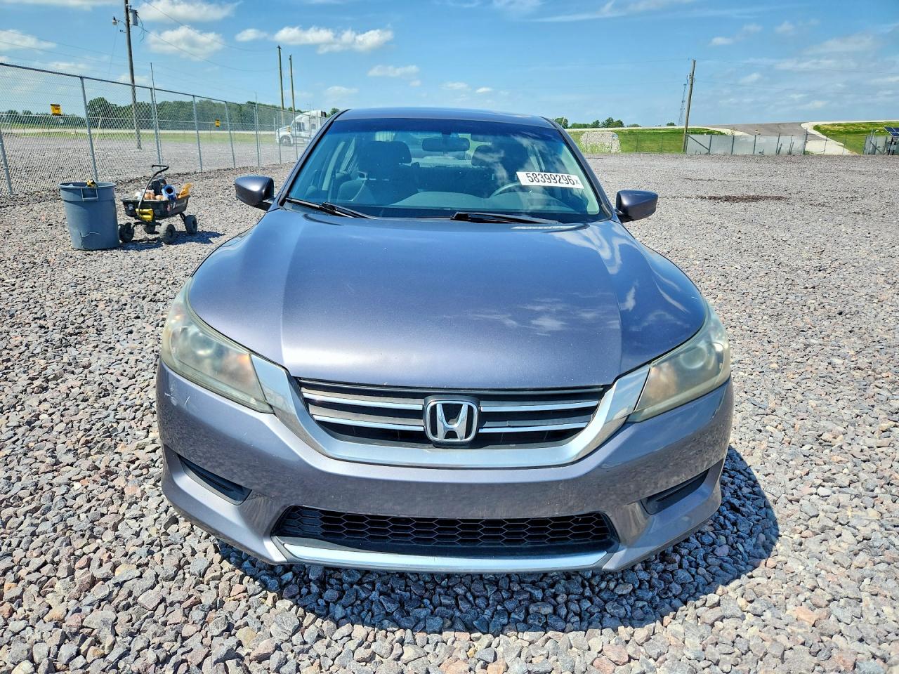 2013 Honda Accord Lx Gray vin: 1HGCR2F38DA033720