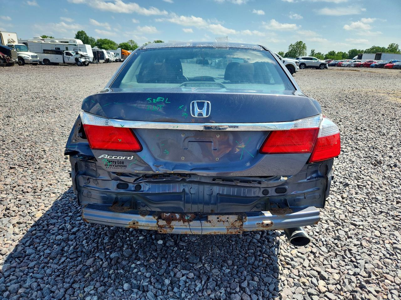 2013 Honda Accord Lx Gray vin: 1HGCR2F38DA033720