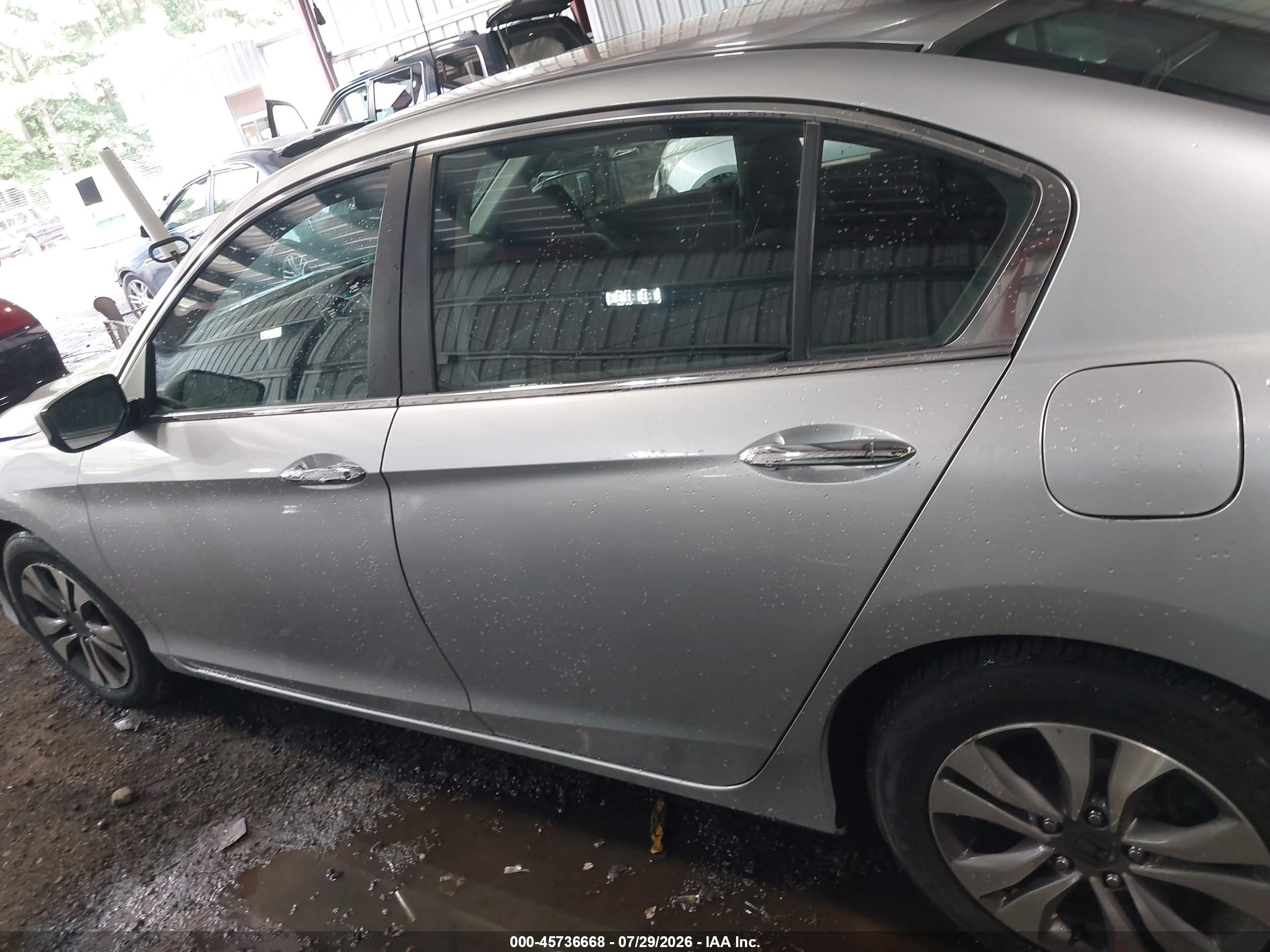 2013 Honda Accord Lx Silver vin: 1HGCR2F38DA050386