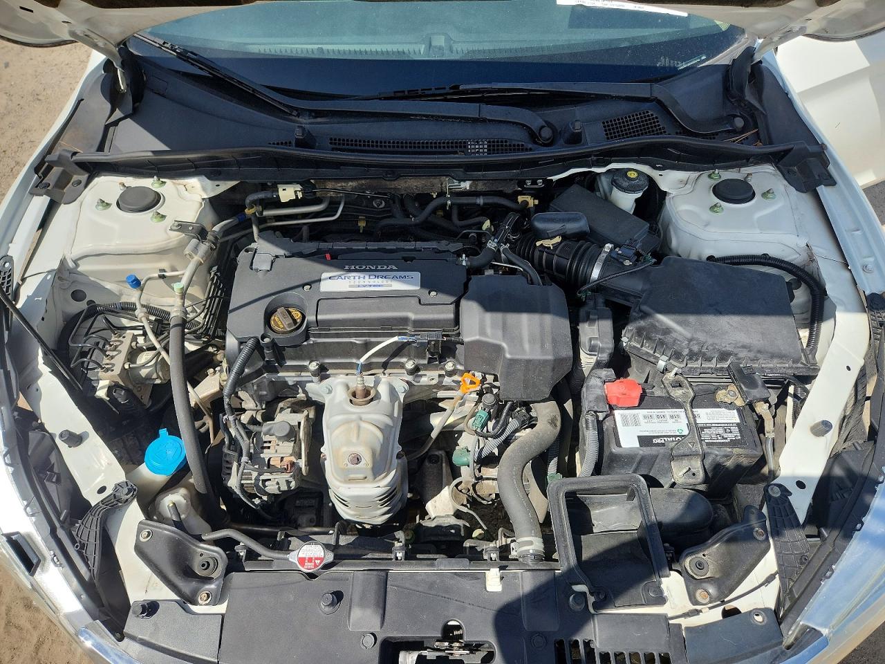 2013 Honda Accord Lx White vin: 1HGCR2F38DA084098