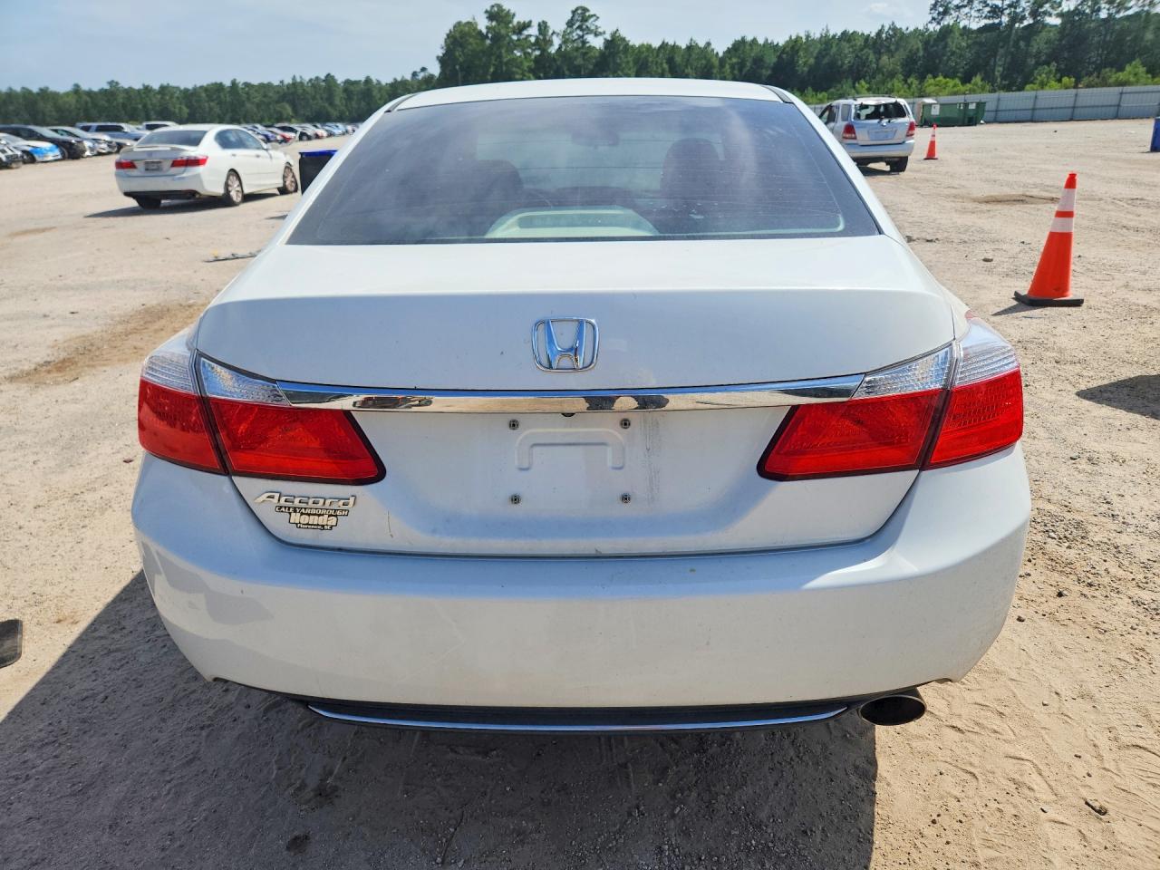 2013 Honda Accord Lx White vin: 1HGCR2F38DA084098
