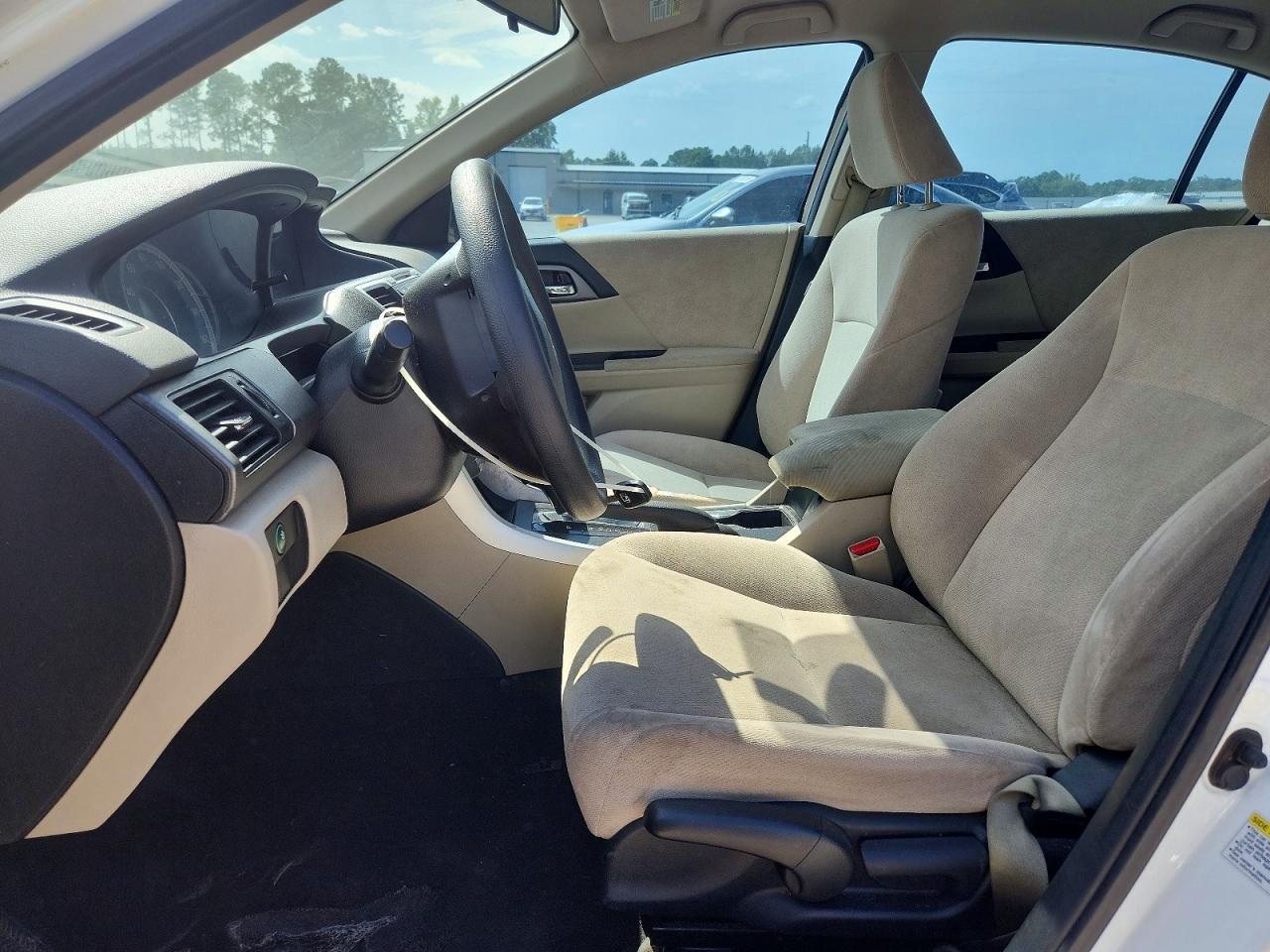 2013 Honda Accord Lx White vin: 1HGCR2F38DA084098