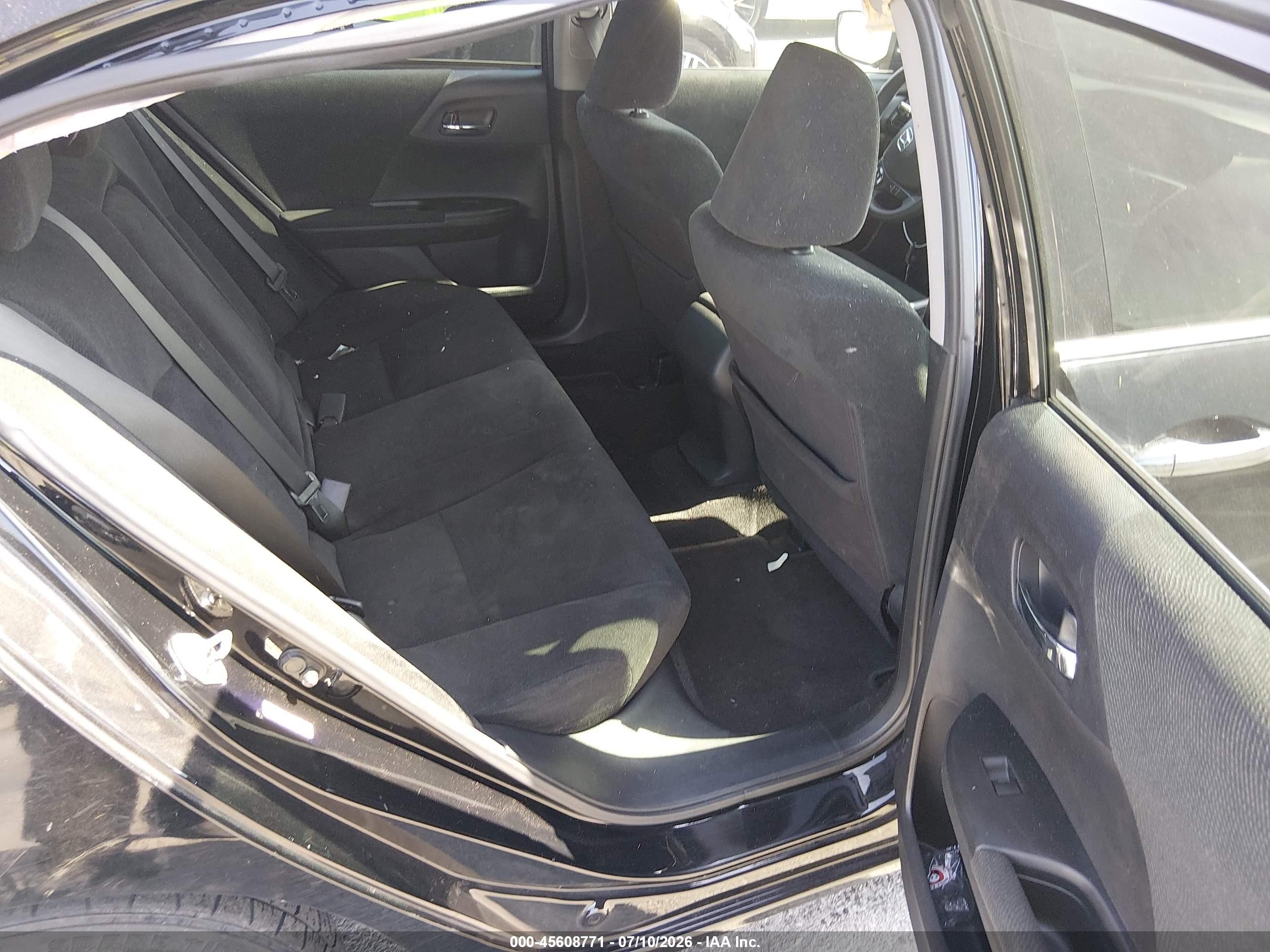 2013 Honda Accord Lx Черный vin: 1HGCR2F38DA103815