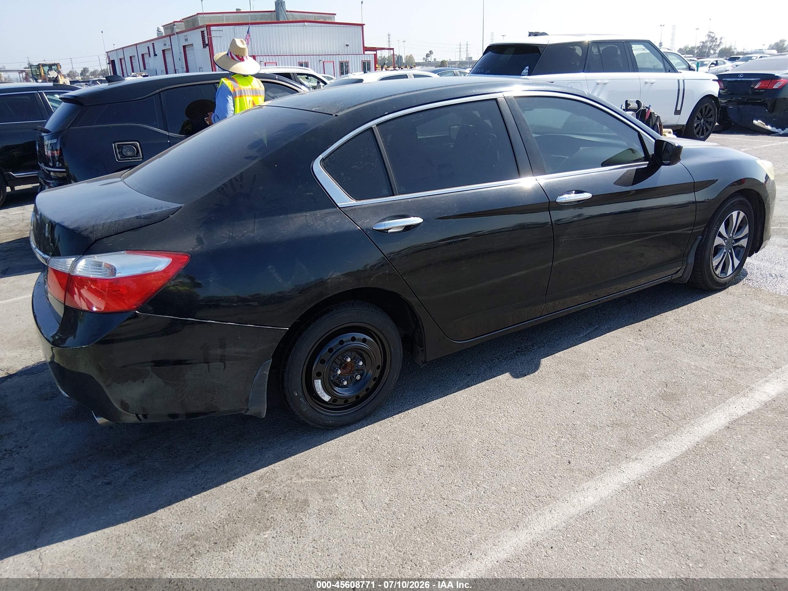 2013 Honda Accord Lx Черный vin: 1HGCR2F38DA103815