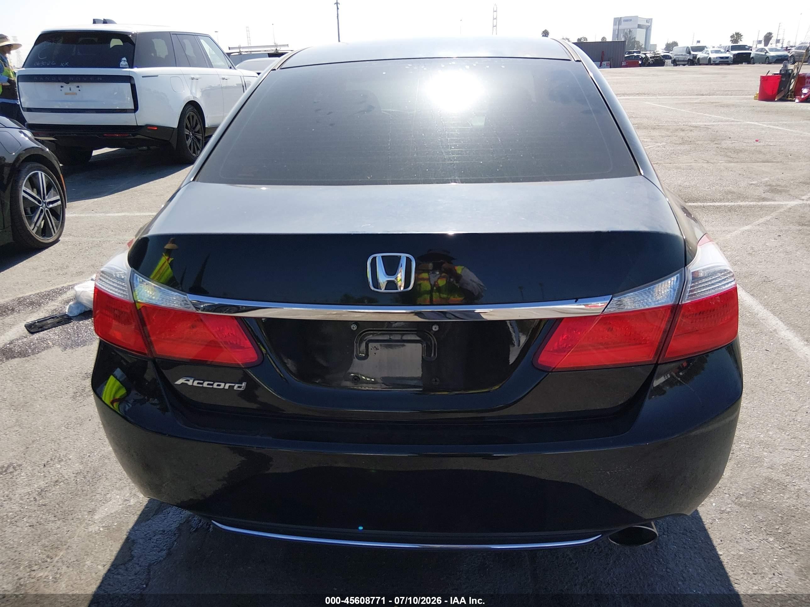 2013 Honda Accord Lx Черный vin: 1HGCR2F38DA103815