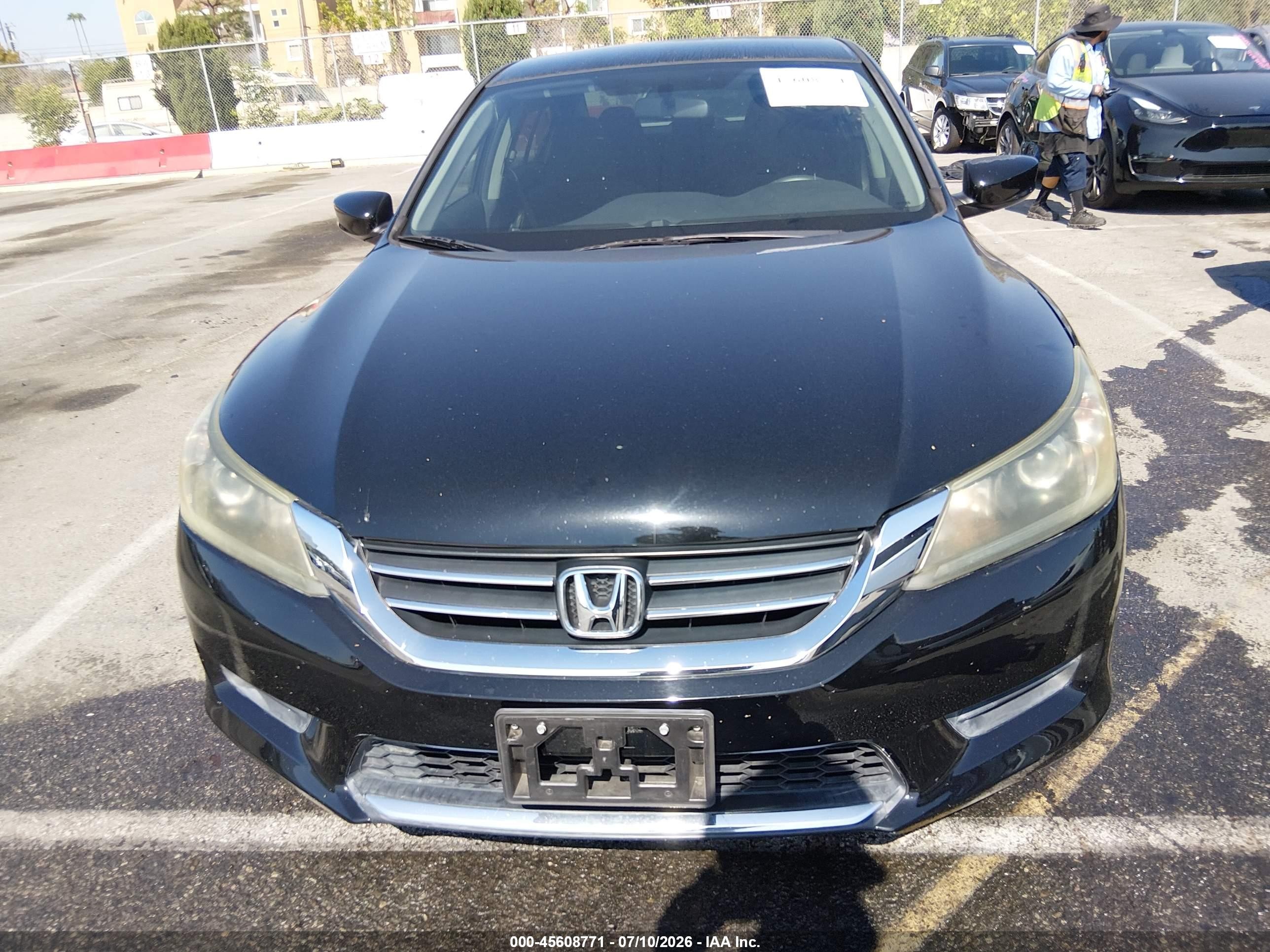 2013 Honda Accord Lx Черный vin: 1HGCR2F38DA103815