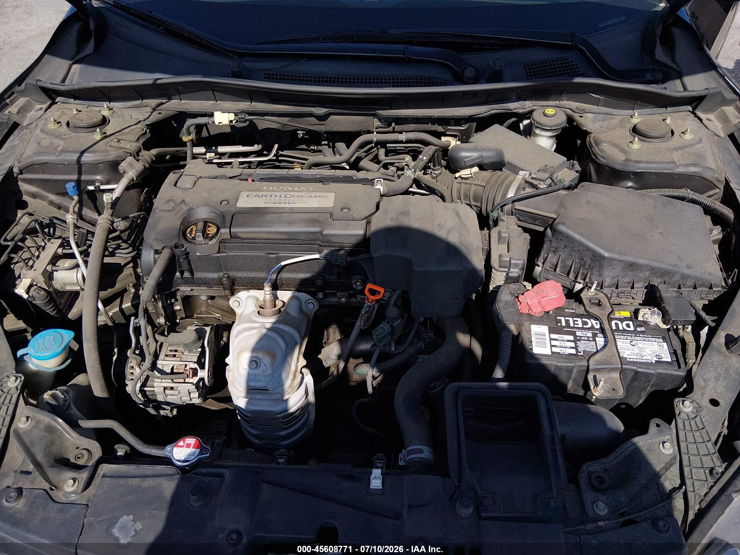 2013 Honda Accord Lx Черный vin: 1HGCR2F38DA103815