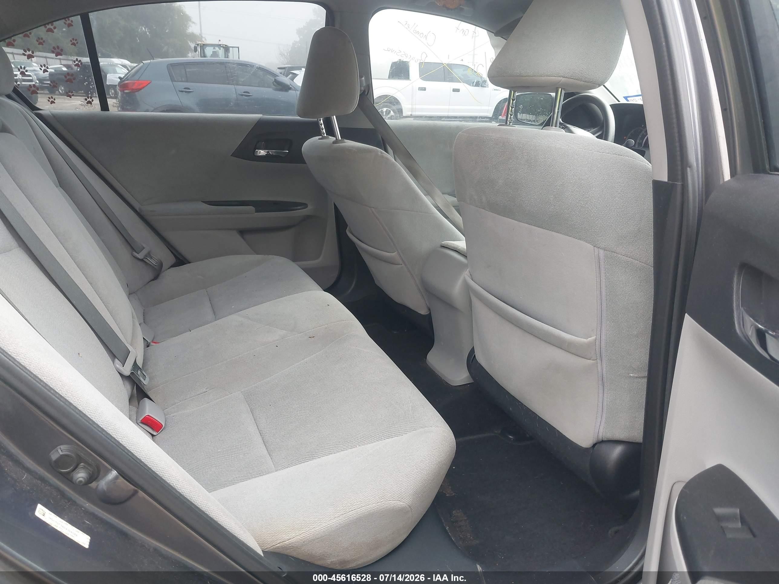 2013 Honda Accord Lx Gray vin: 1HGCR2F38DA104088