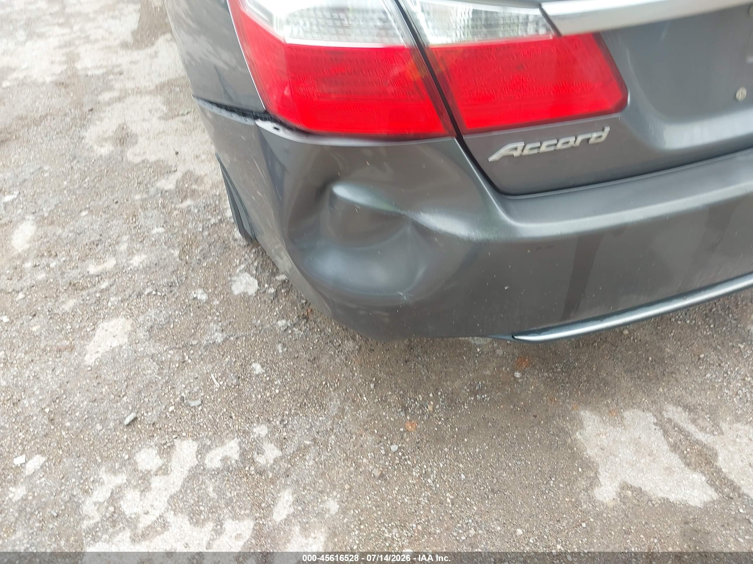 2013 Honda Accord Lx Gray vin: 1HGCR2F38DA104088