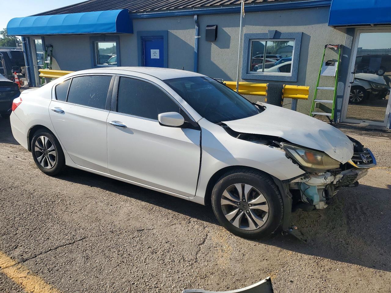 2013 Honda Accord Lx White vin: 1HGCR2F38DA105015
