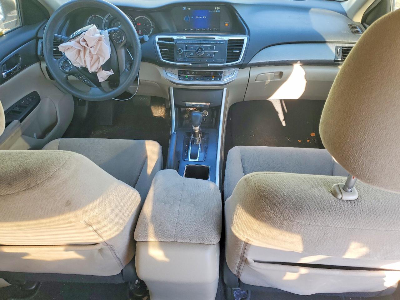 2013 Honda Accord Lx White vin: 1HGCR2F38DA105015