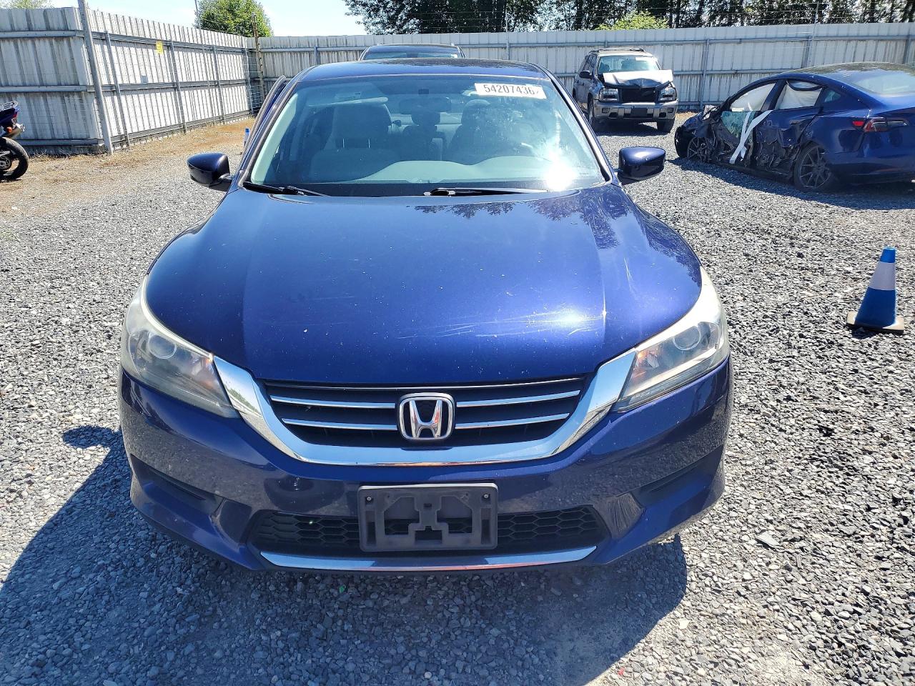 2013 Honda Accord Lx Blue vin: 1HGCR2F38DA140797