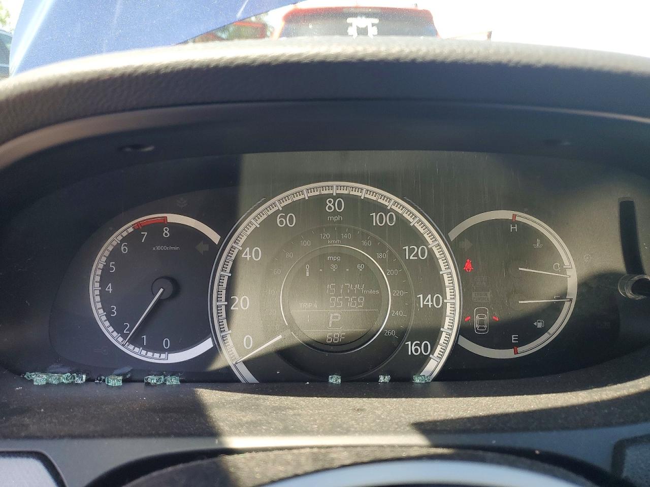 2013 Honda Accord Lx Blue vin: 1HGCR2F38DA140797