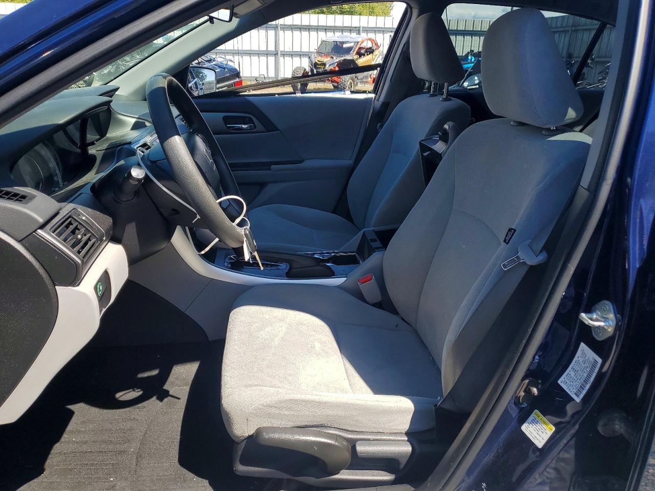 2013 Honda Accord Lx Blue vin: 1HGCR2F38DA140797
