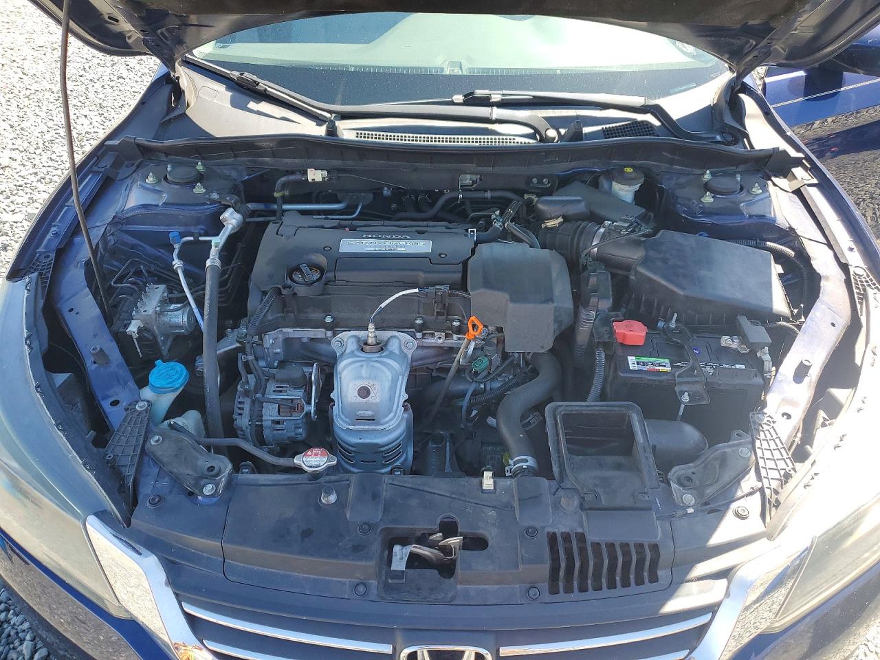 2013 Honda Accord Lx Blue vin: 1HGCR2F38DA140797