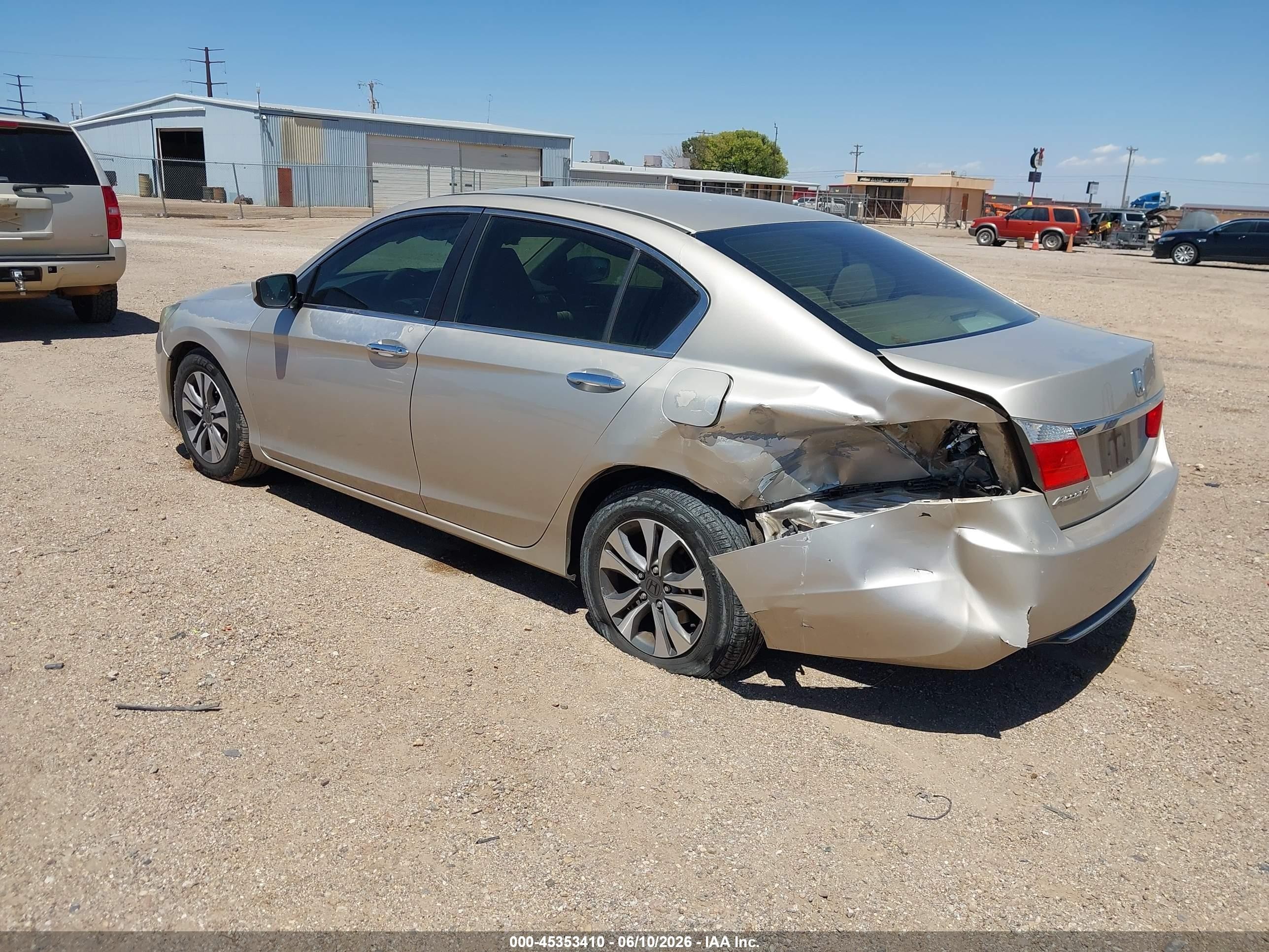 2013 Honda Accord Lx Silver vin: 1HGCR2F38DA144574
