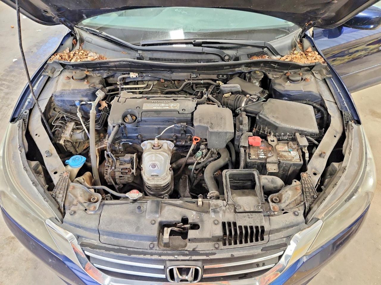 2013 Honda Accord Lx Blue vin: 1HGCR2F38DA173623