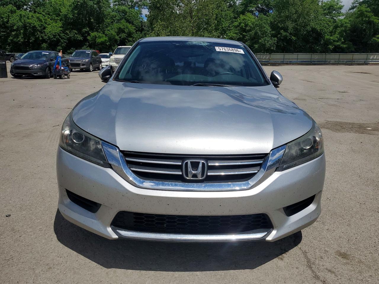 2013 Honda Accord Lx Silver vin: 1HGCR2F38DA183634