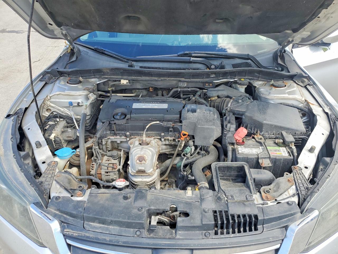 2013 Honda Accord Lx Silver vin: 1HGCR2F38DA183634
